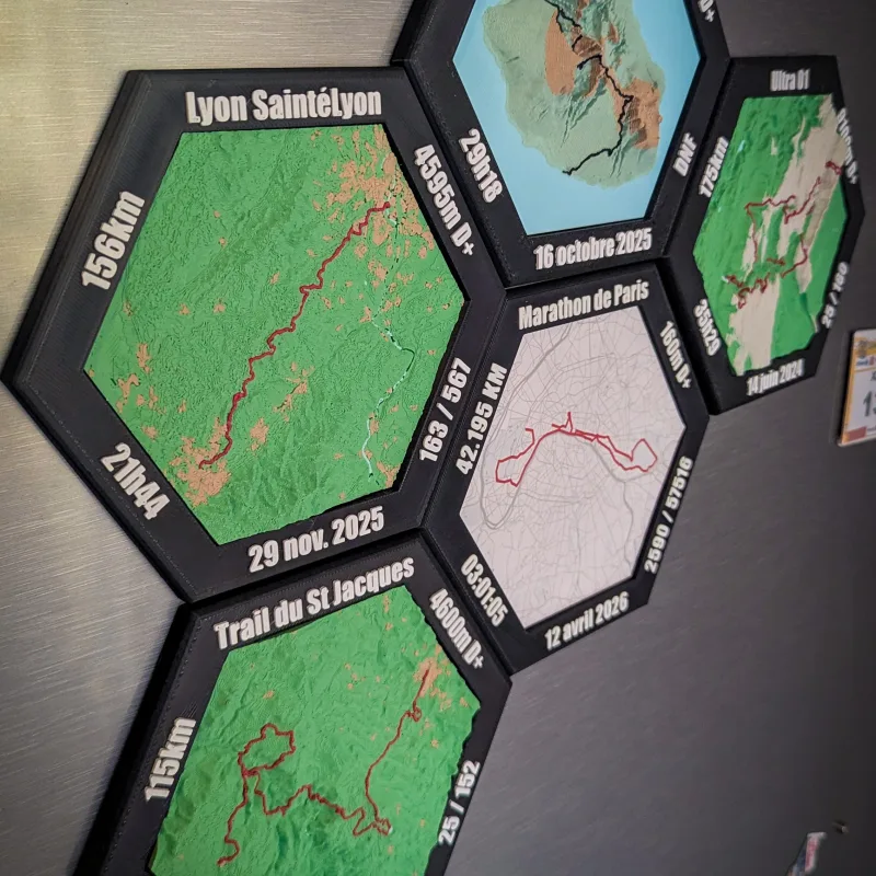 Collection hexagones